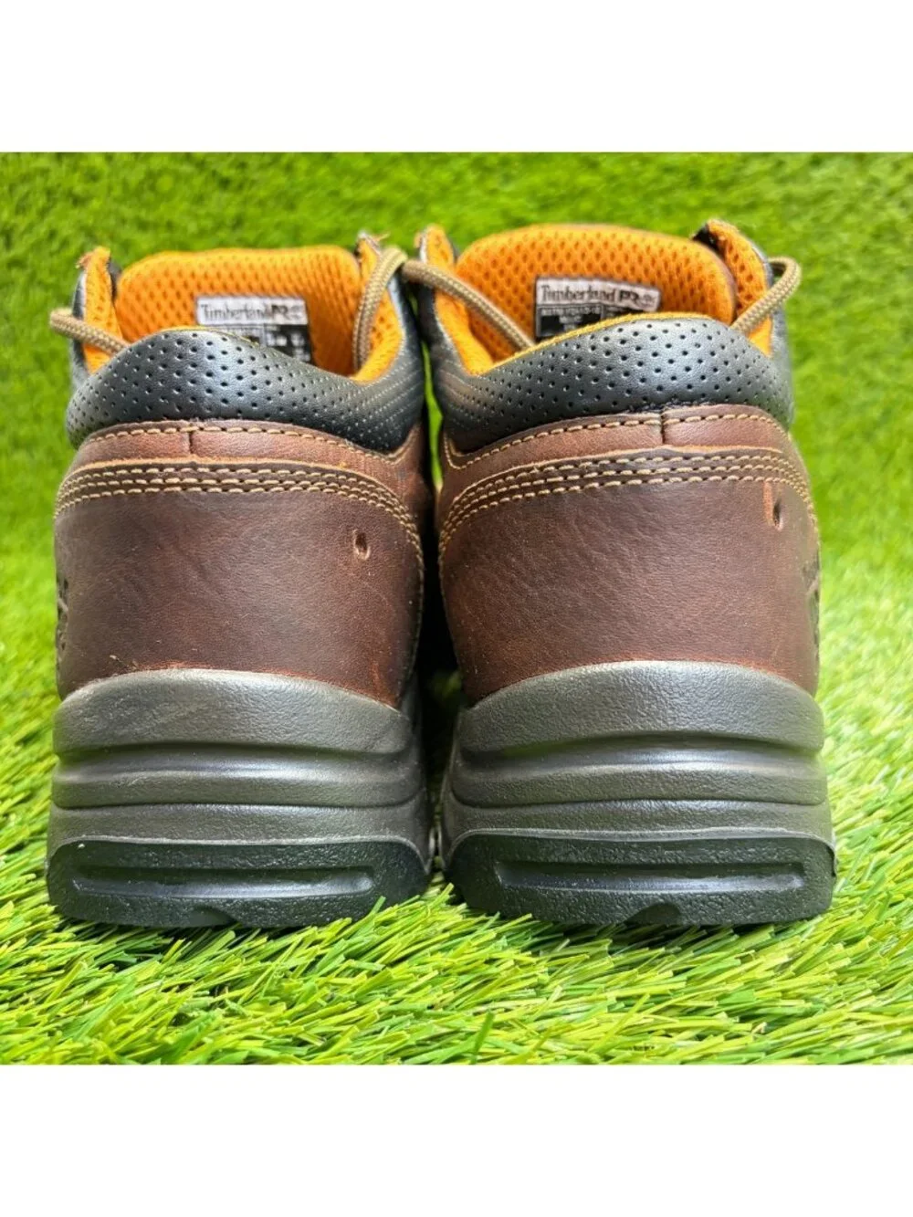 Timberland PRO Titan Mens Size 10.5 Brown Alloy Toe Safety Work Oxford Shoes